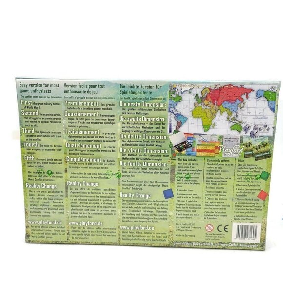 New Moral Conflict 1939 Team Strategy Board Game Playford - Picture 2 of 5